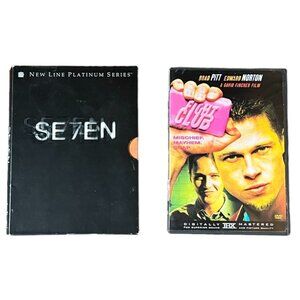 2-DVD Brad Pitt Bundle: Se7en & Fight Club with Cardboard Sleeve